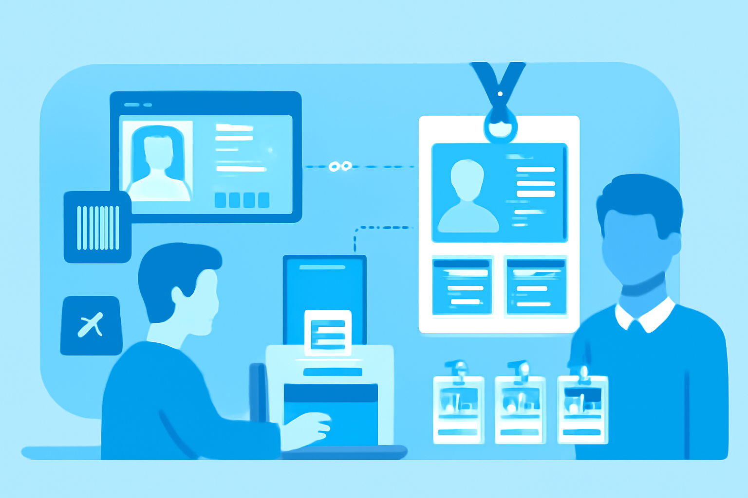 Temporary Contractor Badge Workflows and Management